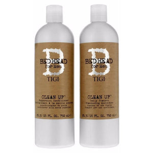 TIGI Bed Head For Men Clean Up Duo 2x750 ml (u. pumpe) - HotHair